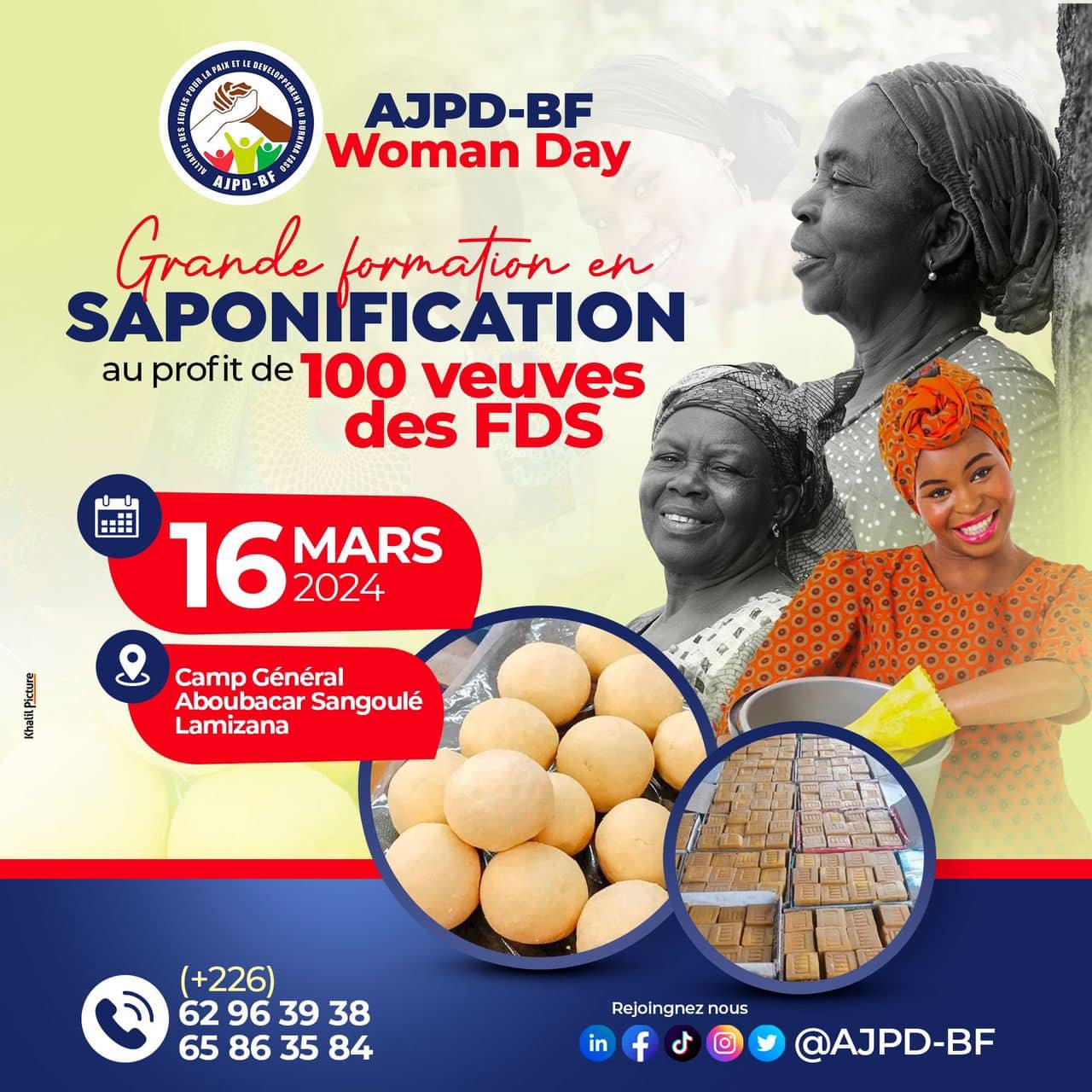 Formation en saponification au profit de 100 veuves de FDS